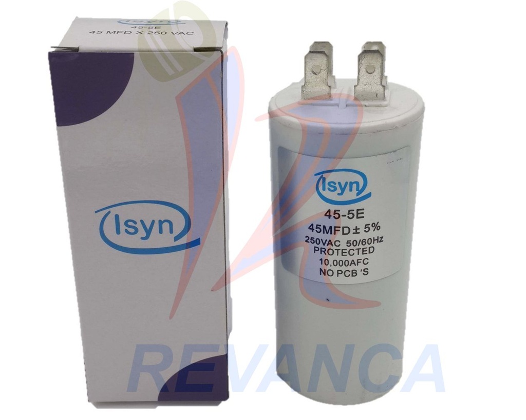 CAPACITOR PARA MOTOBOMBA - 20MF 250/440V