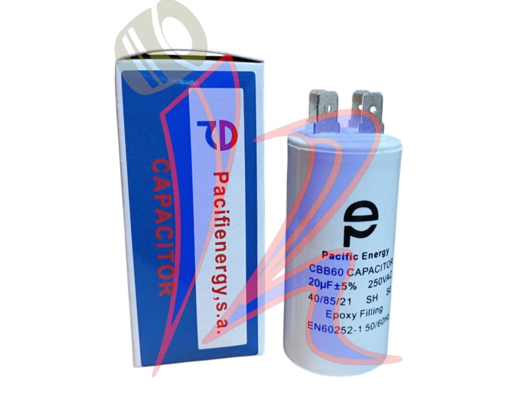 CAPACITOR PARA MOTOBOMBA - 20MF 250/440V