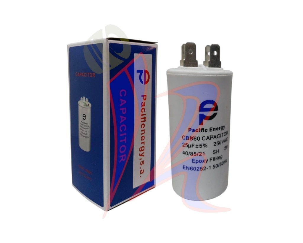 CAPACITOR PARA MOTOBOMBA - 25MF 250/450V