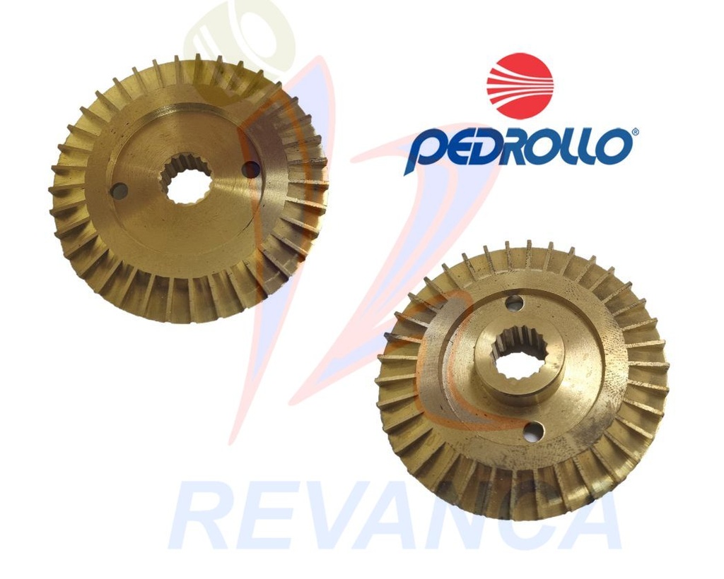 IMPELE DE BOMBA DE AGUA PEDROLLO 90GR (ESTRIADO)