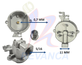 BASE QUEMADOR GRANDE DE TOPE C/ESPREA (0.7)