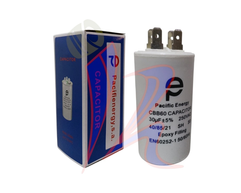 CAPACITOR PARA MOTOBOMBA - 30MF 250/450V