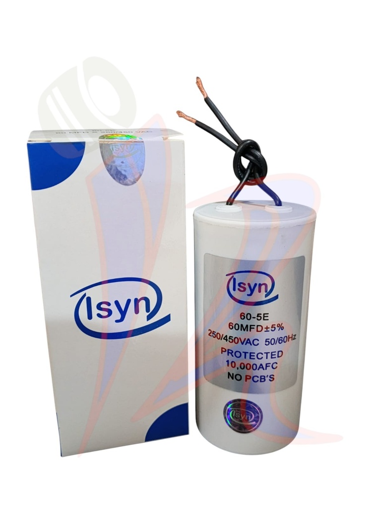 CAPACITOR PARA MOTOBOMBA - 60MF 250/450V