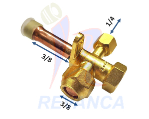 VALVULA CARGA PARA A/A SPLIT DE 1/4