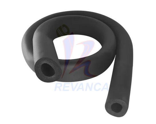 RUBATEX 1 1/8 X 1/2 IMPORTADO NEGRO 1.8 MTS