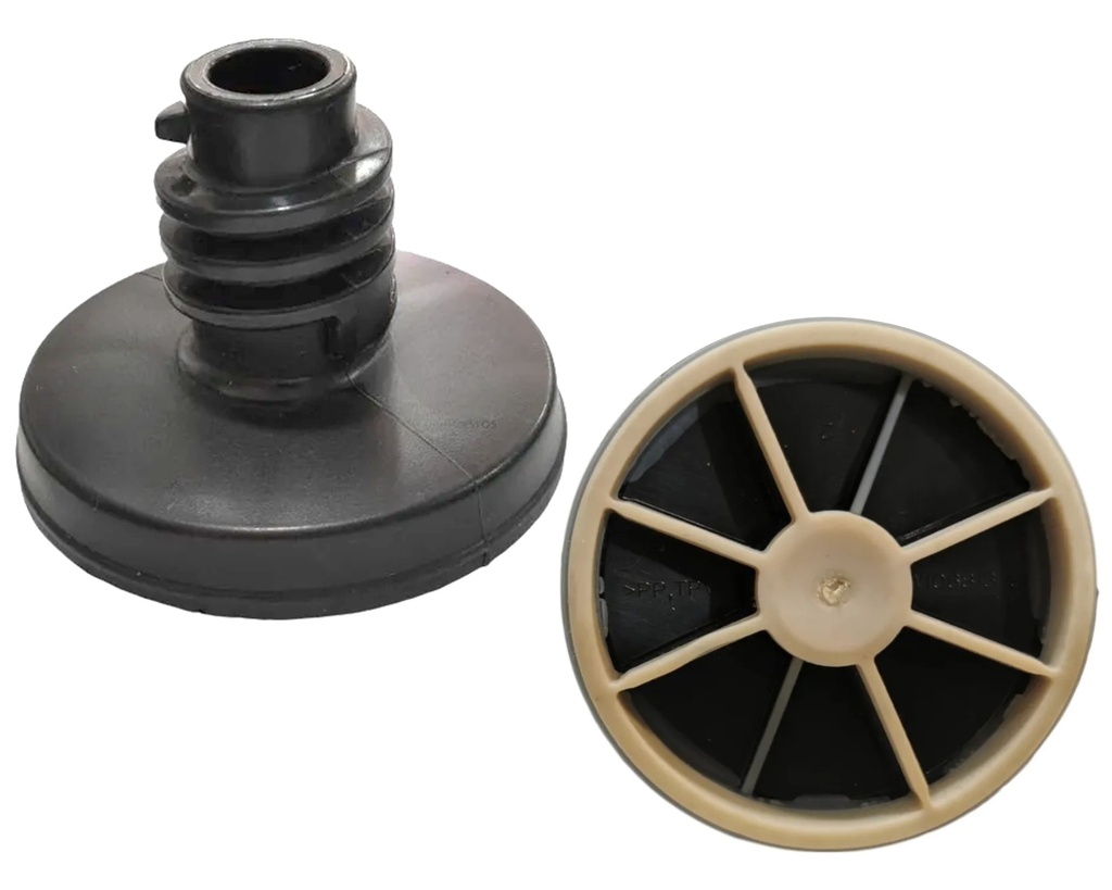 TORNILLO NIVELADOR NEGRO LAVADORA DIGITAL HACEB ORIGINAL