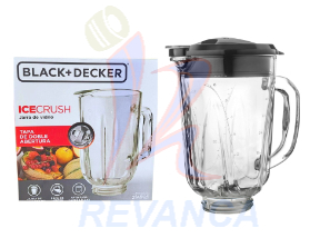 REPUESTO BLACK+DECKER V. DE VIDRIO CON TAPA LIC. DURAPRO