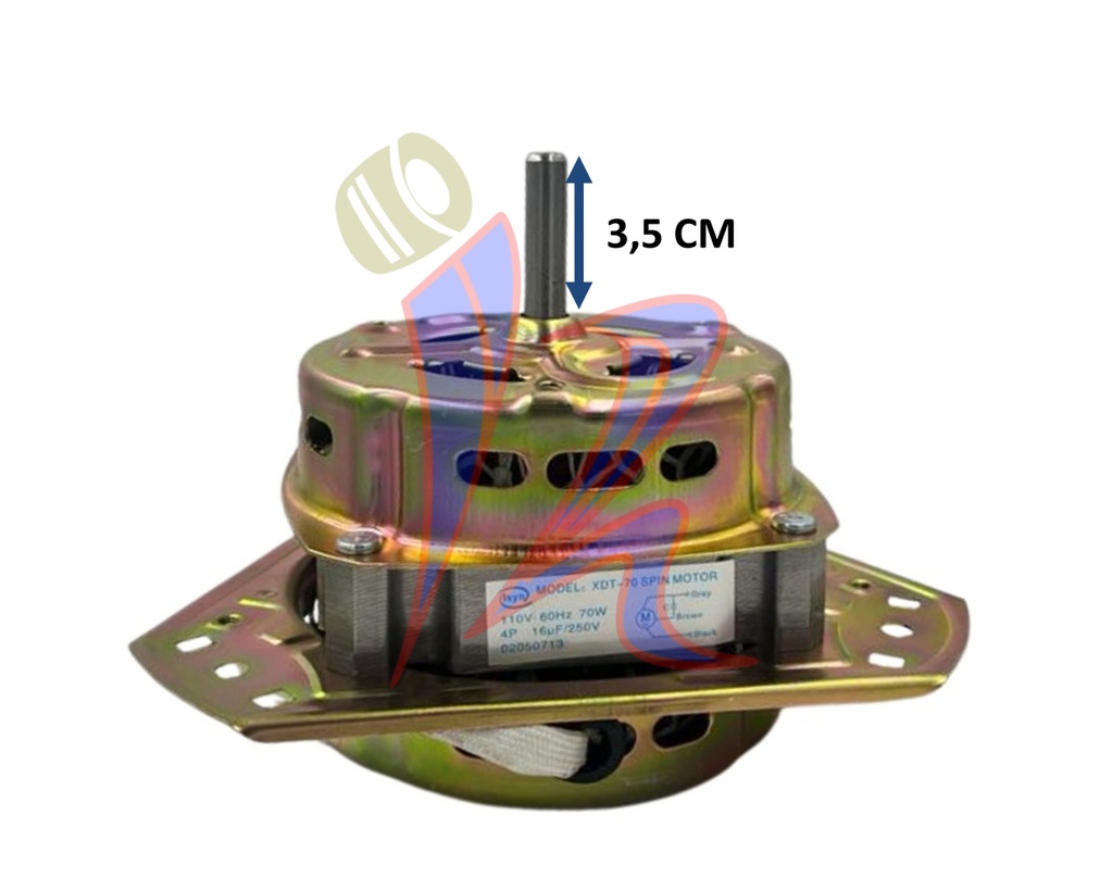 MOTOR SECADO 70W ALUMINIO 10MM