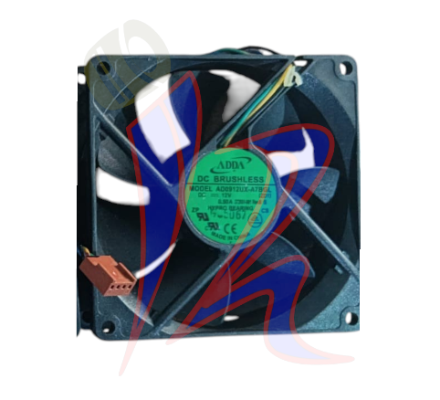 MOTOR VENTILADOR  12V 0.16A CUADRADO NEGRO ORIG - REF:DA81-06013A