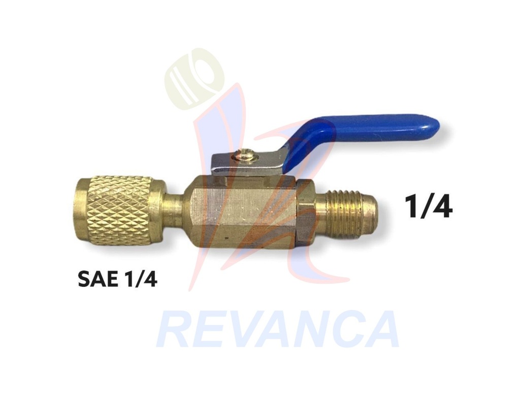 VALVULA DE PASO 1/4 X 1/4 PARA MANOMETROS