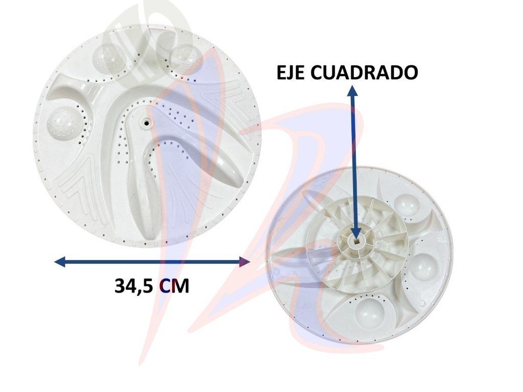 AGITADOR ASIATICO 34.5CM E/CUADRADO AW-41164C