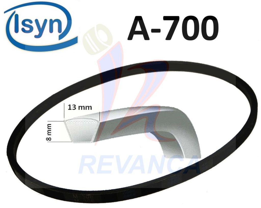 CORREA DE LAVADORA  A-700 ISYN