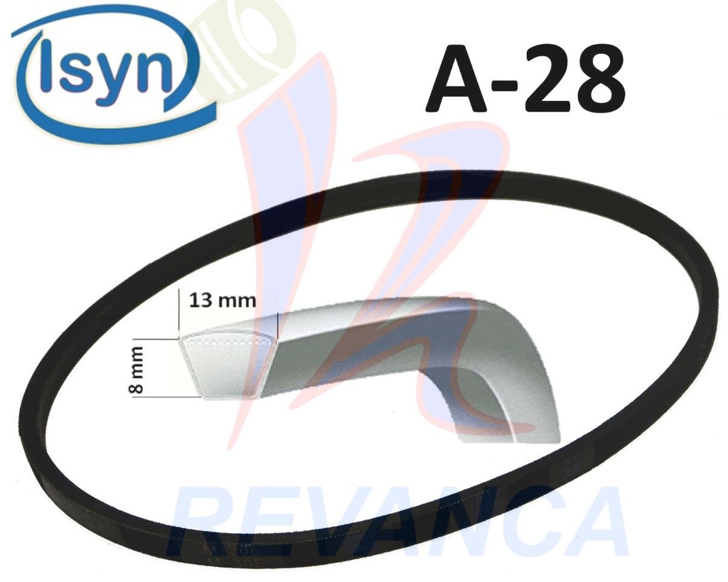 CORREA DE LAVADORA A-28 ISYN