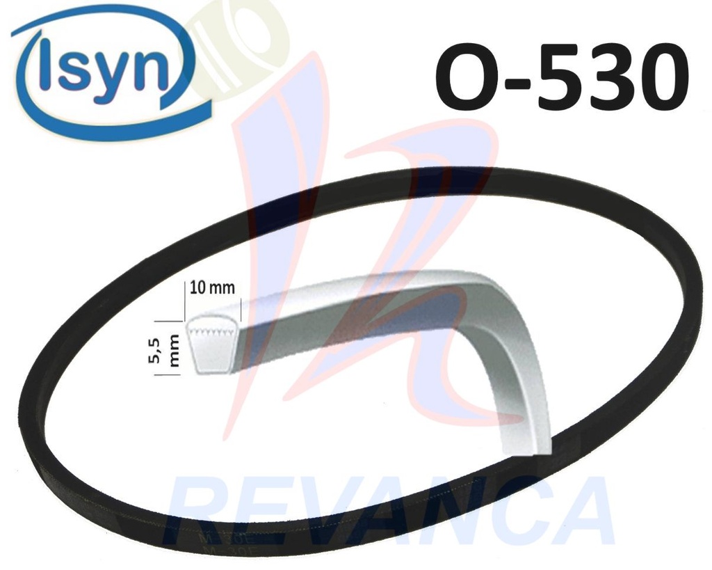 CORREA DE LAVADORA  O-530 ISYN