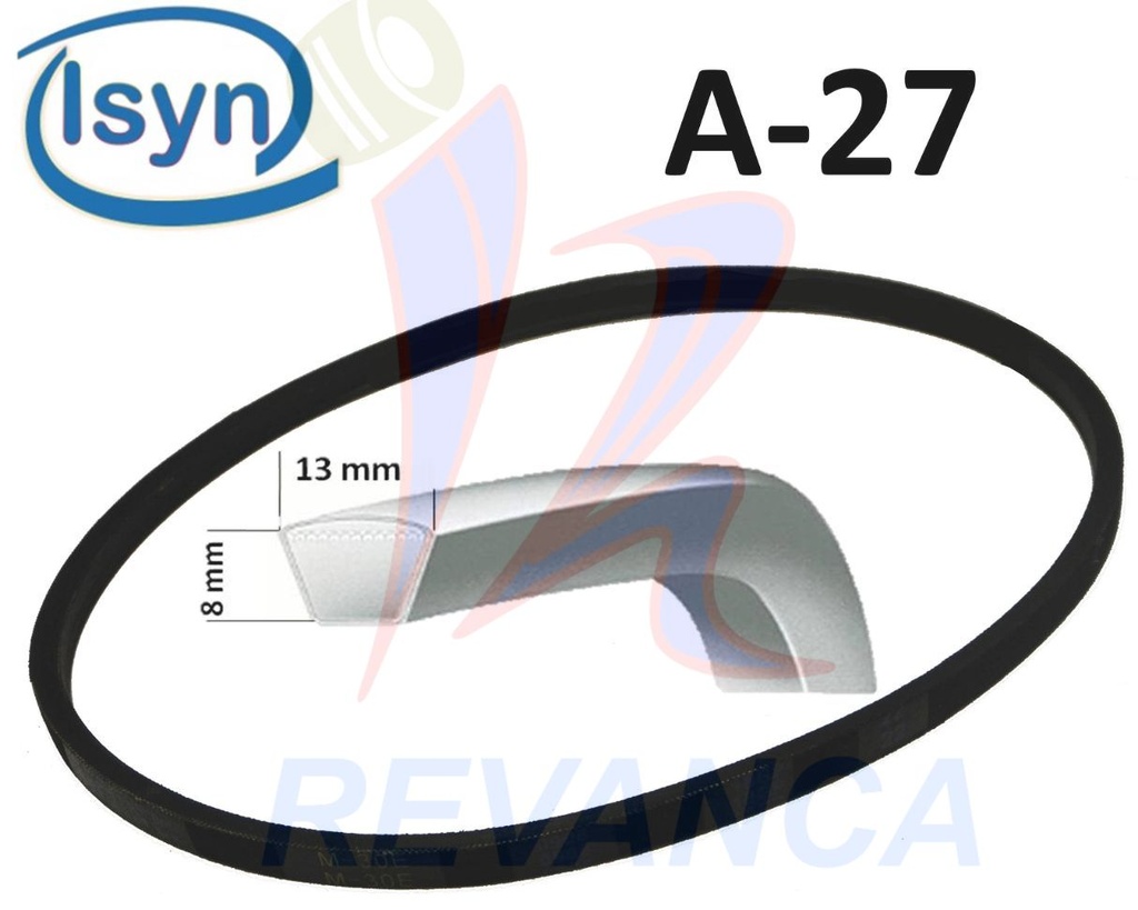 CORREA DE LAVADORA A-27 ISYN