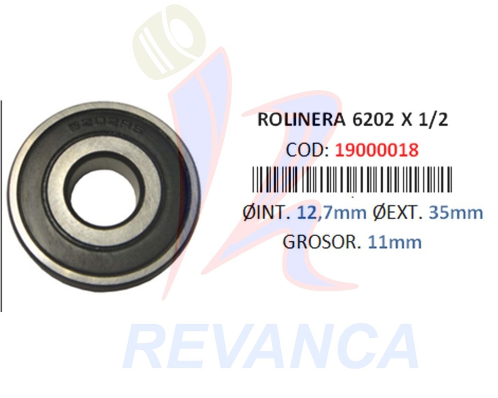 BALINERA 6202 X 1/2 2RS ISYN