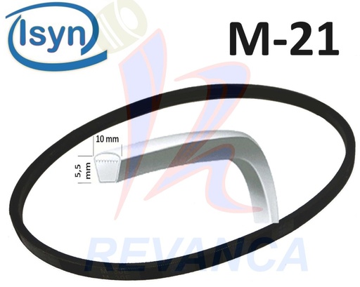[02050162] CORREA DE LAVADORA  M-21 ISYN