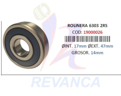 [19000015] BALINERA 6303 2RS ISYN