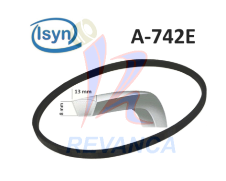 [02050439] CORREA DE LAVADORA A-742E ISYN