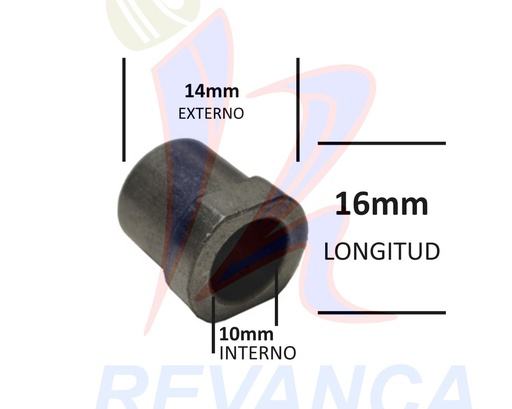 [08020027] BUJE PATON BISELADO EN HIERRO