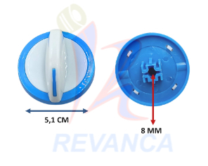 [02050607] PERILLA BLANCA MEDIO AZUL TIME LAV. ASIATICA 4.5 CM (SAMSUNG)