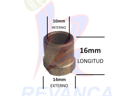 [08020022] BUJE PATON BISELADO EN BRONCE