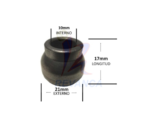 [08040079] BUJE MOTOR SECADO / UNIVERSAL 10 MM EN ALEACION