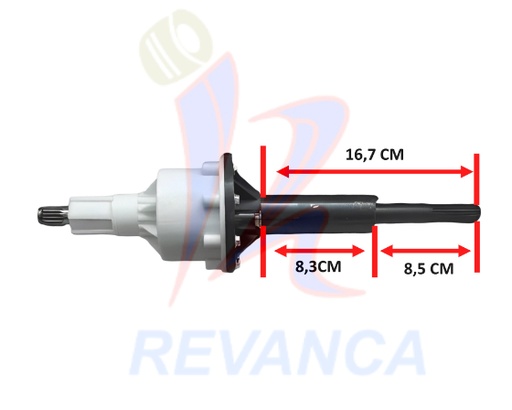 [02030107] TRANSMISION AMAZONAS 7 Y 9 KG DE  CUÑA 189D3530G004