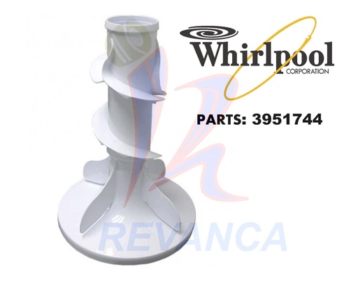 [02040039] AGITADOR LAV. WHIRLPOOL COMPLETO 3951744