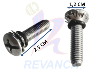 [02050120] TORNILLO PEQUEÑO TRANSMISION LAV. ASIATICAS Y DIGITALES LG/SAMSUNG/HAIER/ELCTX