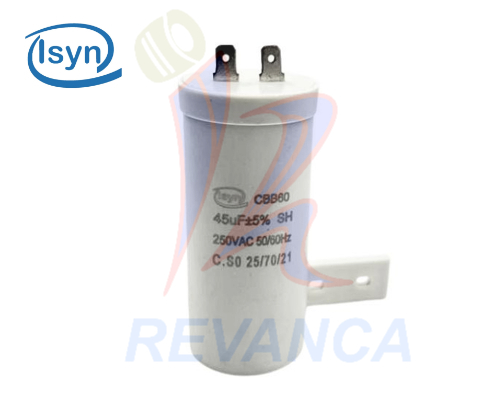 [02050243] CAPACITOR MB C/BASE 45UF/250VAC