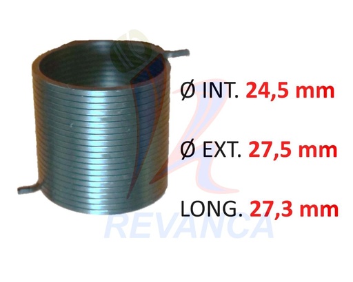 [02050237] RESORTE TRANS. METALICA LAV. LG DOBLE PIÑON