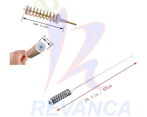 [02050277] VARILLA AMORTIGUADOR DE LAV. 67CM SAMSUNG DC92-16350C REEMPLAZO