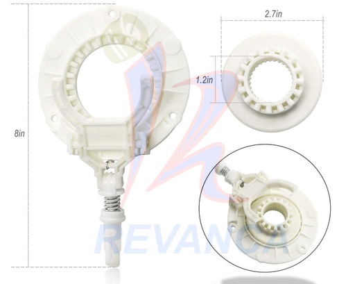 [02050194] CONJUNTO DE ACOPLAMIENTO LAVADORA LG 4323EA2001C CARGA SUPERIOR