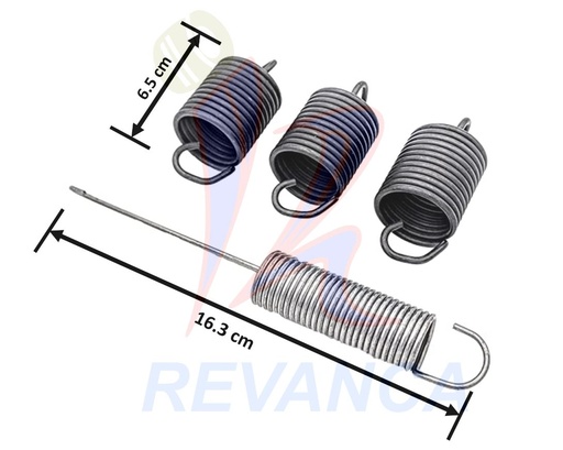 [02040110] JUEGO DE RESORTES SUSPENSION   WP