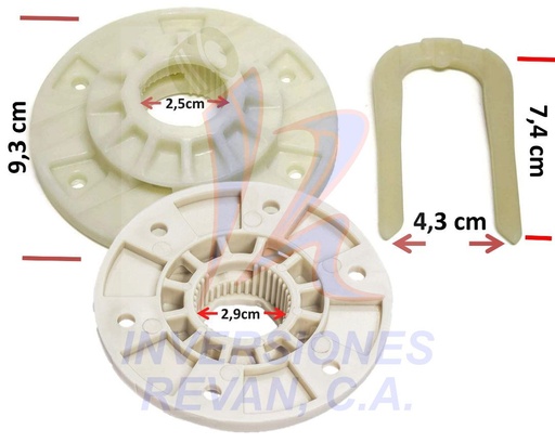 [02040066] BASE TINA CAMISA HACEB/WHIRLPOOL/MAYTAG W10528947 / W10396887