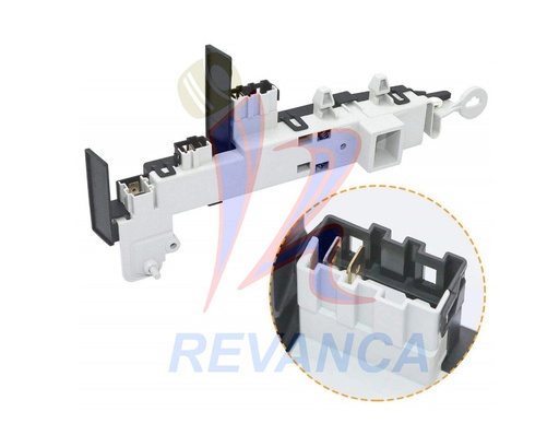 [02080030] SWITCH LAVADORA SAMSUNG CARGA FRONTAL DC64-00519D (120V)