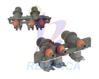 [02050549] VALVULA ENTRADA DE AGUA 3 VIAS LAV. SAMSUNG VW-10024C/XJD 136