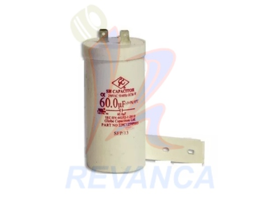 [02030215] CAPACITOR MABE ORIGINAL 60UF EN 250VAC 228C1259P005