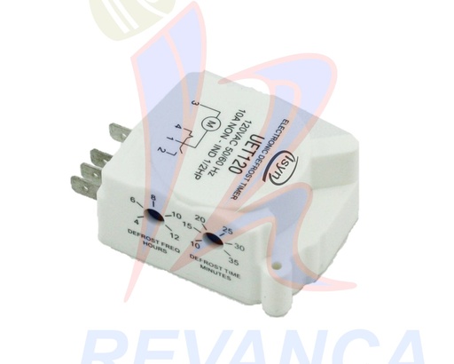 [04030191] RELOJ DE NEVERA MULTIHORAS (6-24 HORAS) AJUSTABLE TIPO MABE