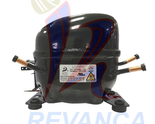 [04030083] COMPRESOR DE NEVERA LZ111BY1 1/5 HP 110-115V 60HZ R600 DONPER