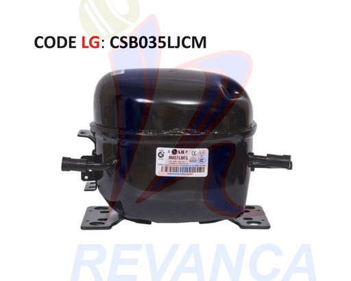 [04030226] COMPRESOR NEVERA 1/8 HP 110-115V 60HZ DONPER D55BY R600