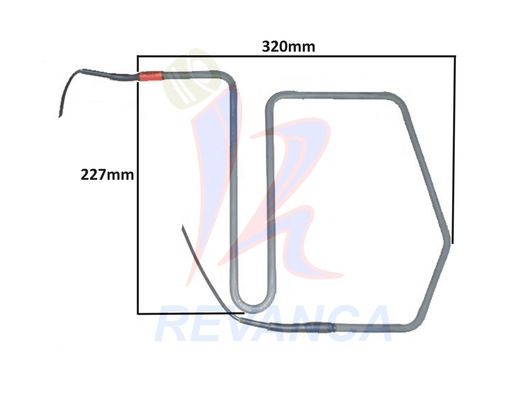 [04030339] RESISTENCIA NEVERA LG 5300JB1092B 10V/260W (1014R)