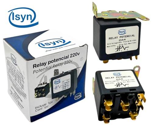[04010141] RELAY POTENCIAL 064 / 220V
