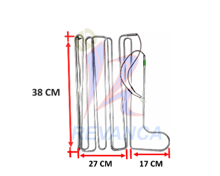 [04030420] RESISTENCIA NEVERA LG 5300JB1079F 110V