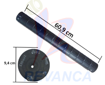 [04010093] BLOWER A/A SPLIT LG 60.9*9.4 CM FCF-20962C