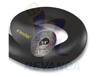 [04010368] RUBATEX 3/4 X 1/2  IMPORTADO NEGRO 1.8 MTS