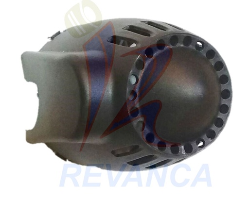 [0105032102] CARCASA TRASERA TURBO SILENCE NEGRA