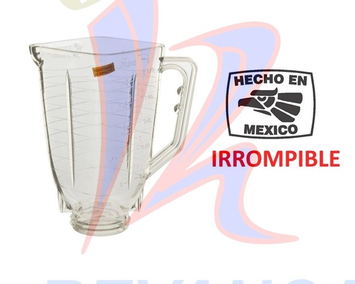 [03010061] VASO PLASTICO IRROMPIBLE OSTER (ROSAN MEXICO)