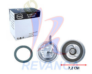 [03070030] CUCHILLA TIPO BLACK DECKER METALICA A/CUADRADO (VASO DE VIDRIO) (7.2 CM)